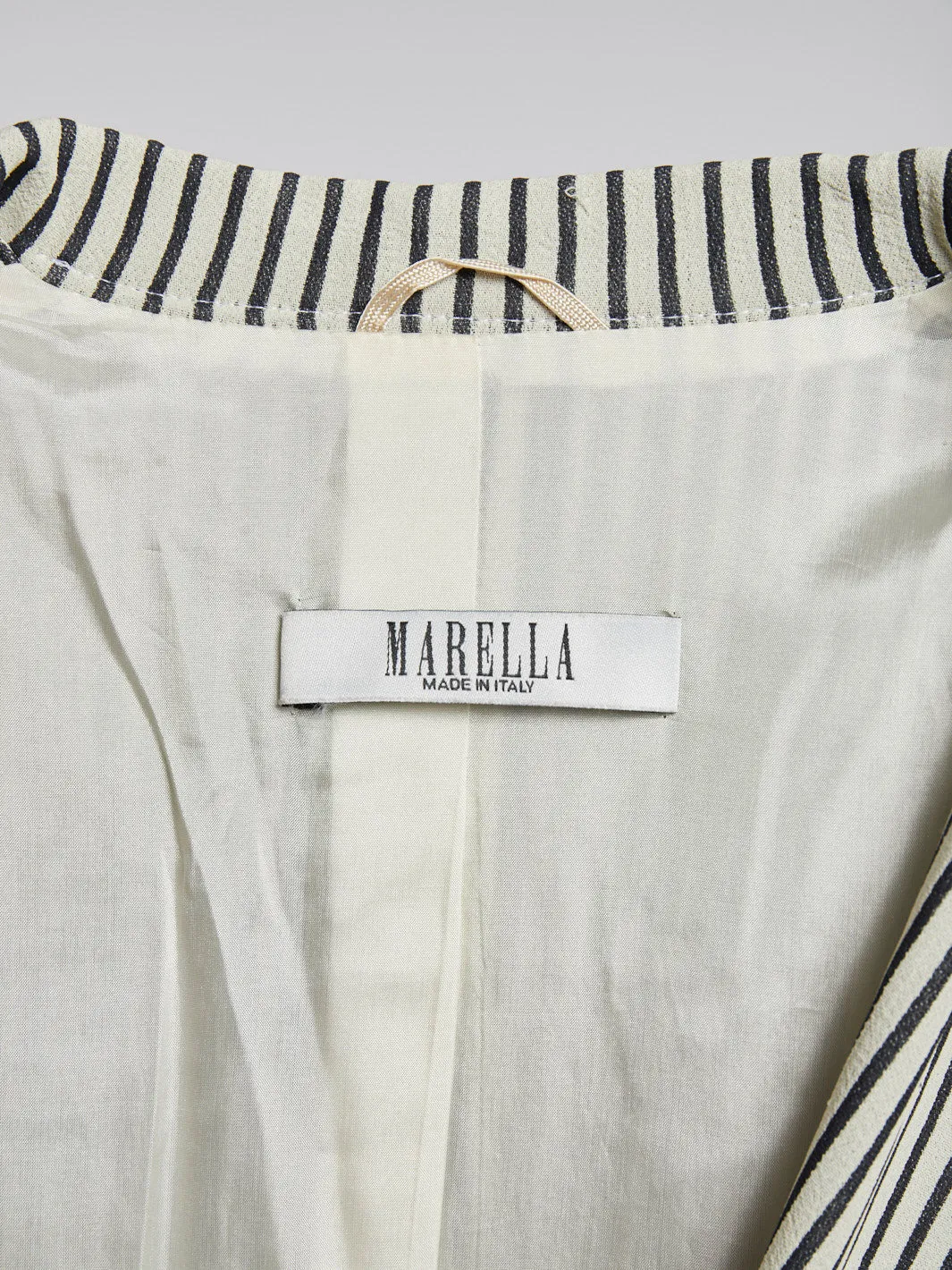 Y2K deconstructed black and white Marella jacket